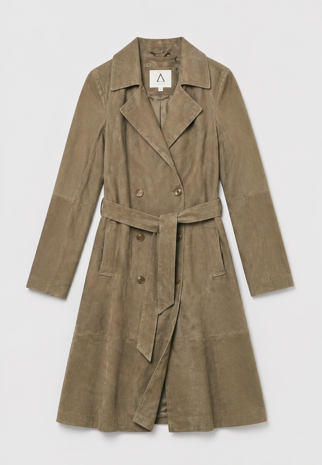 Blouson daim ANIS VS KHAKI - vue face - Serge Pariente Paris