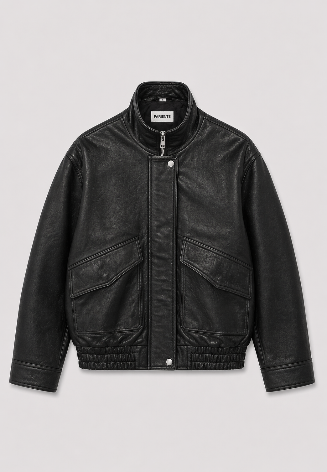 Blouson cuir FLOW BLACK - vue complementaire 2 - Serge Pariente Paris