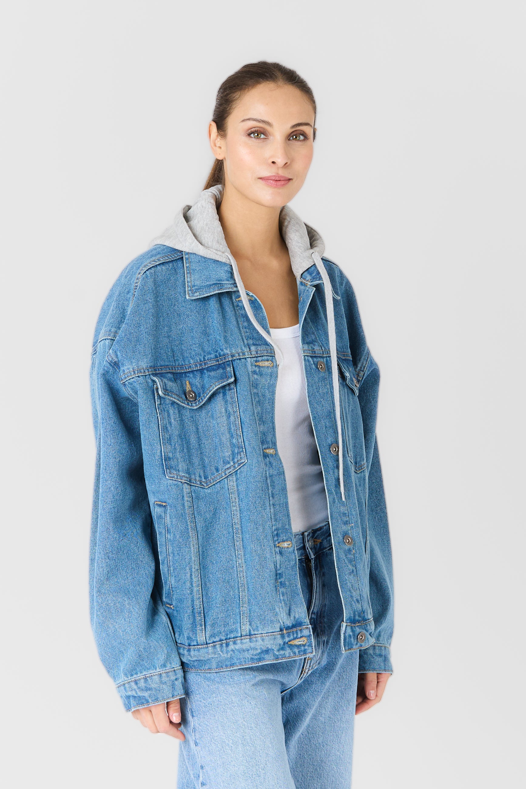 Veste denim JEANS JACKET DENIM UNISEXE - vue complementaire 2 - Serge Pariente Paris