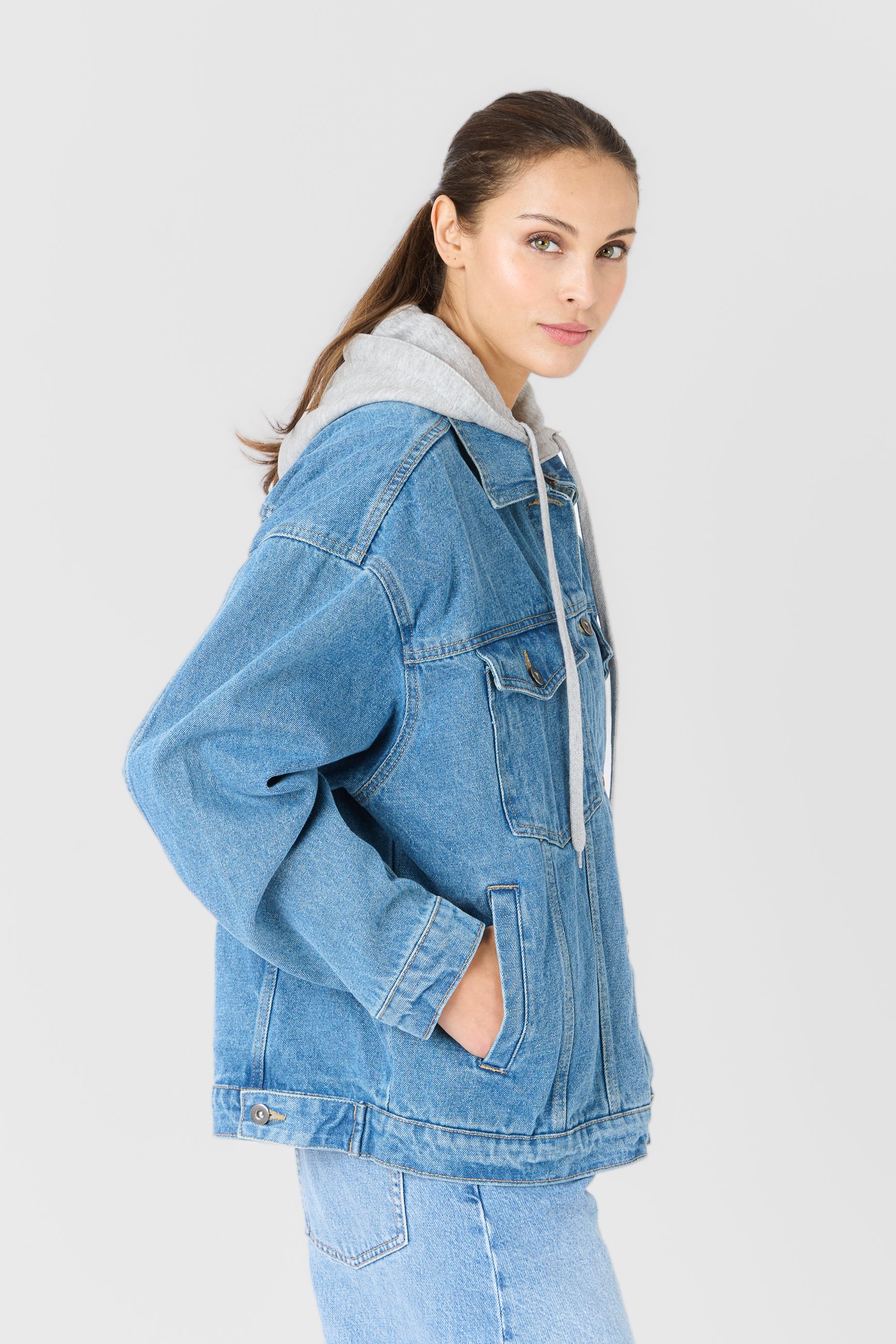 Veste denim JEANS JACKET DENIM UNISEXE - vue complementaire 4 - Serge Pariente Paris