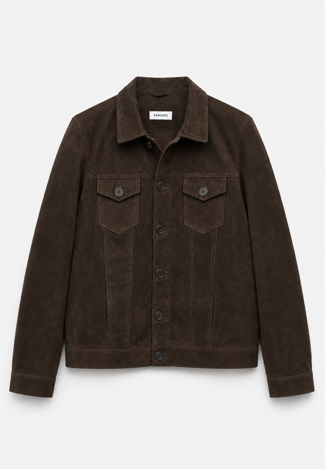 JEANS JACKET SUEDE BROWN