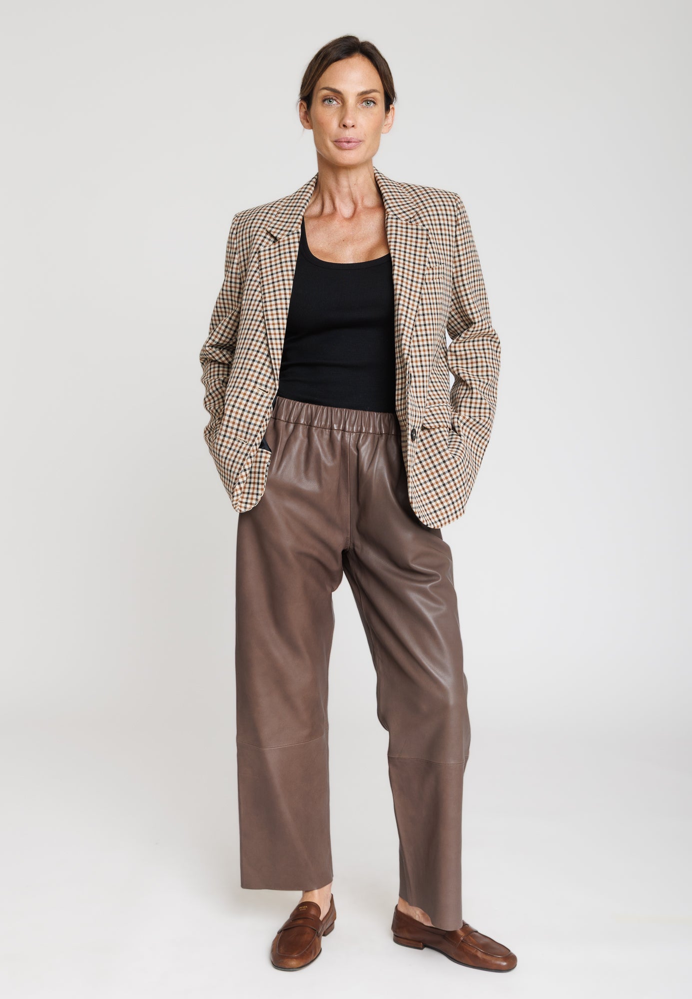 SARAH PANT TAUPE