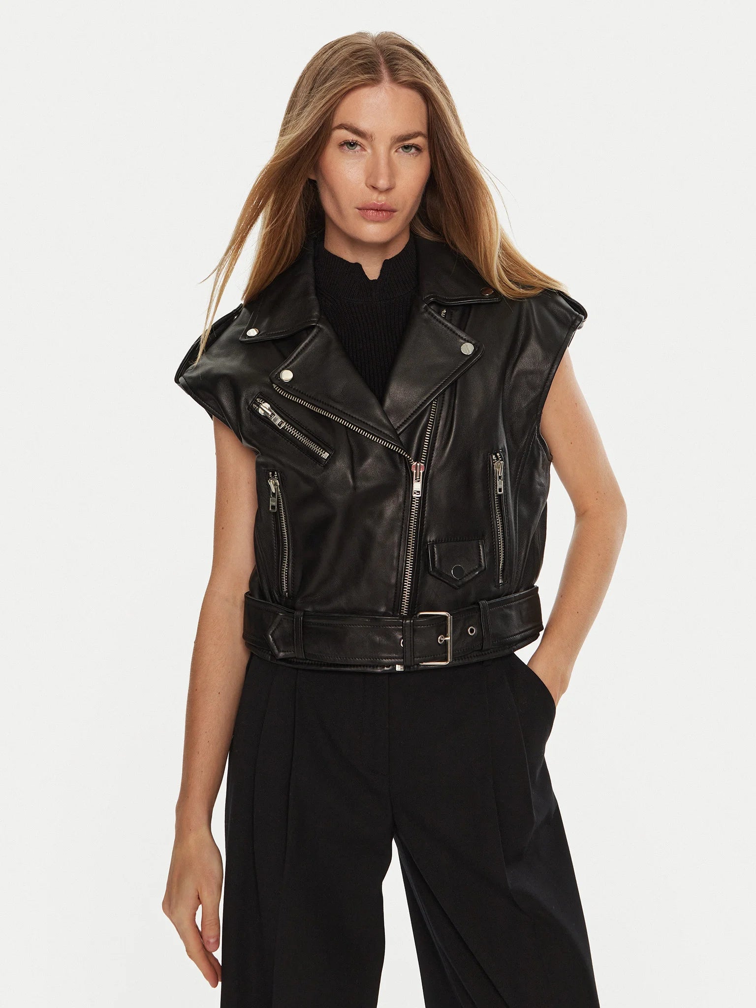 Stef czarna kamizelka