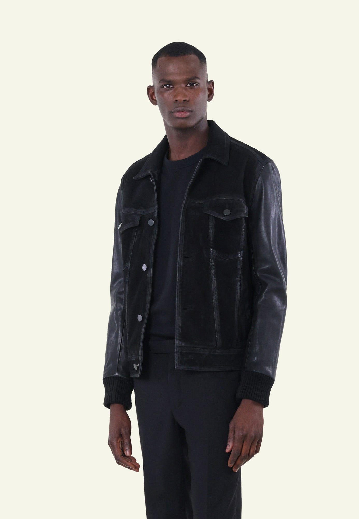 Blouson cuir JACK 2 - vue dos - Serge Pariente Paris
