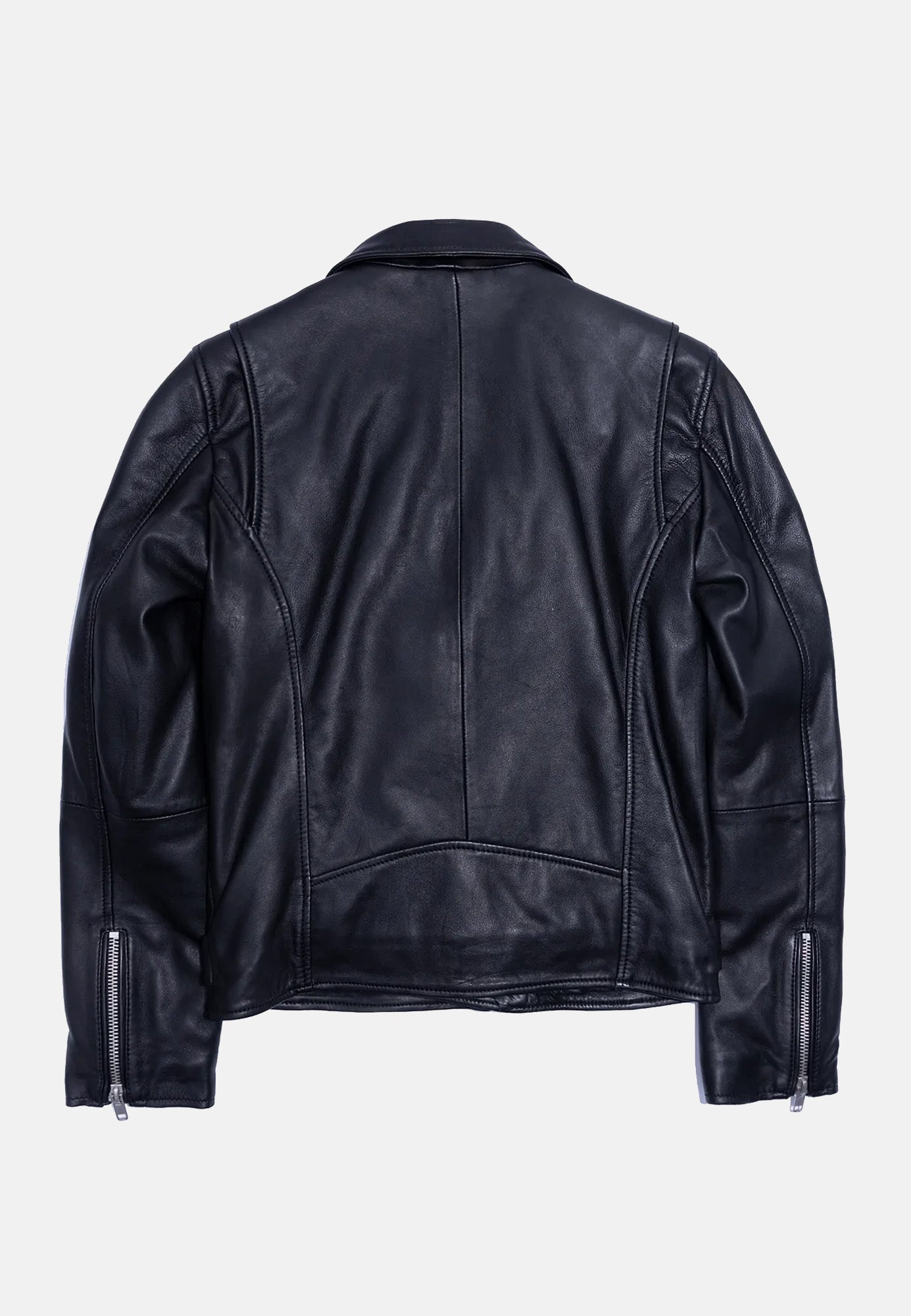 ROCKER porté homme perfecto cuir noir — Serge Pariente Paris