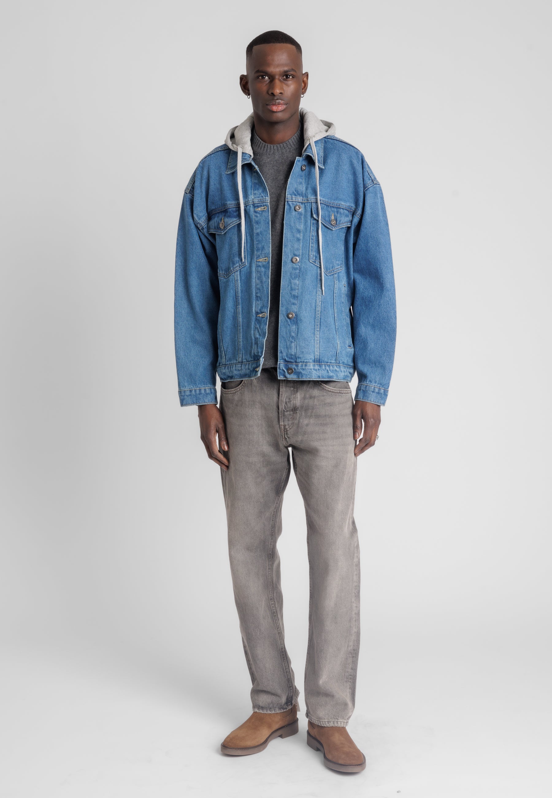 Veste denim JEANS JACKET DENIM UNISEXE - vue dos - Serge Pariente Paris