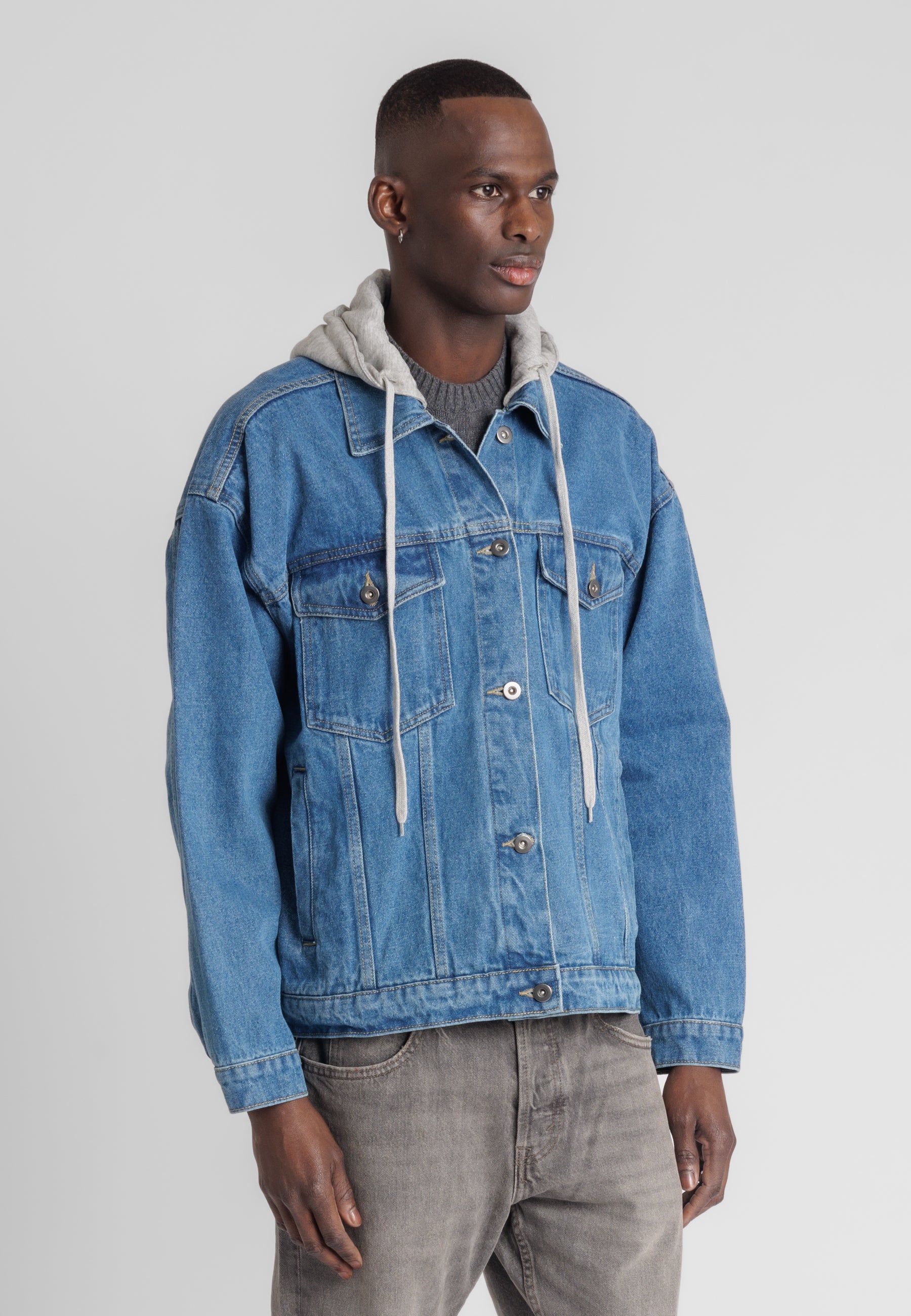Veste denim JEANS JACKET DENIM UNISEXE - vue complementaire 1 - Serge Pariente Paris