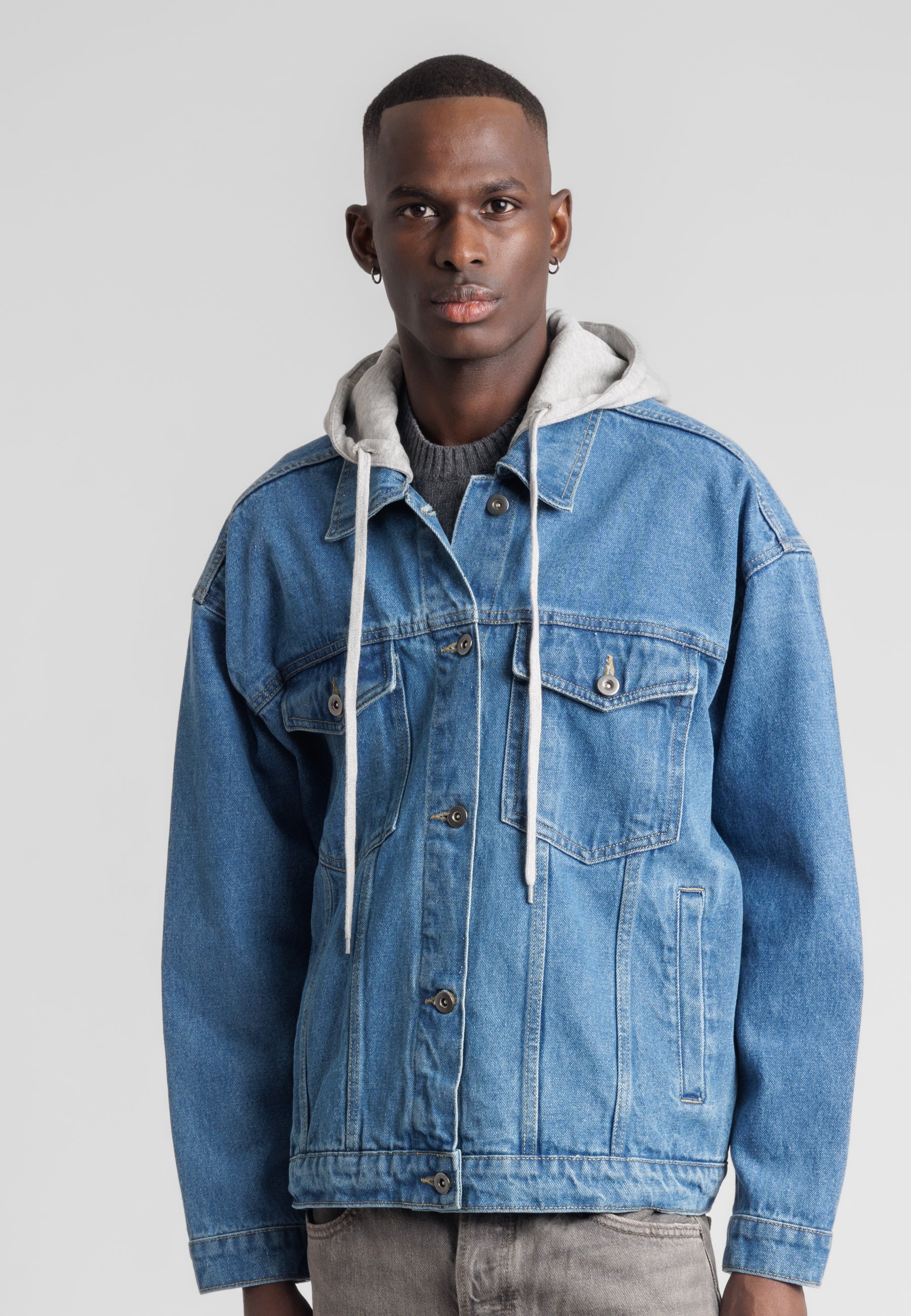 Veste denim JEANS JACKET DENIM UNISEXE - vue complementaire 5 - Serge Pariente Paris