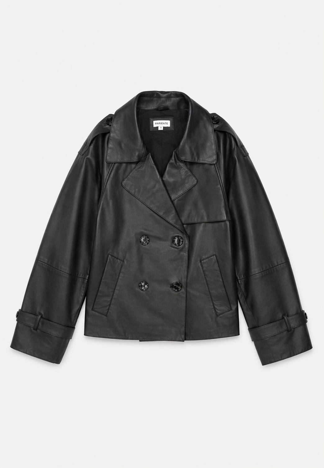 Blouson cuir PAULETTE AG BROWN - vue complementaire 3 - Serge Pariente Paris