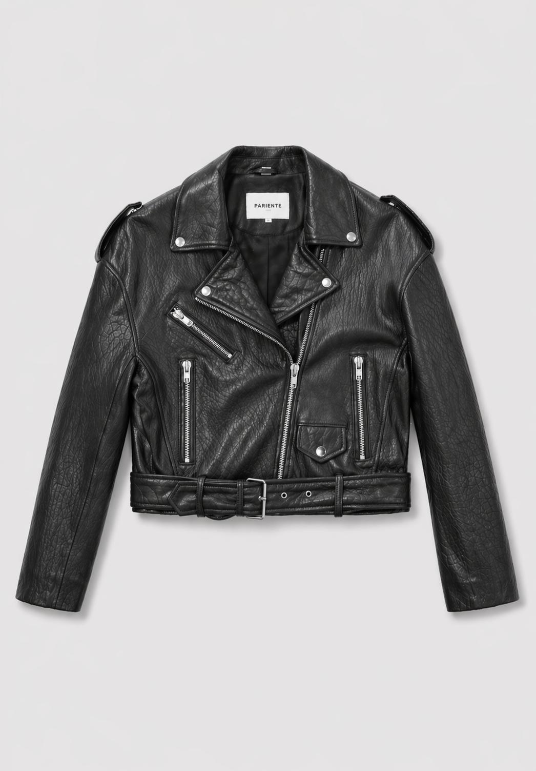 Gilet cuir STEF NZ BLACK - vue complementaire 1 - Serge Pariente Paris