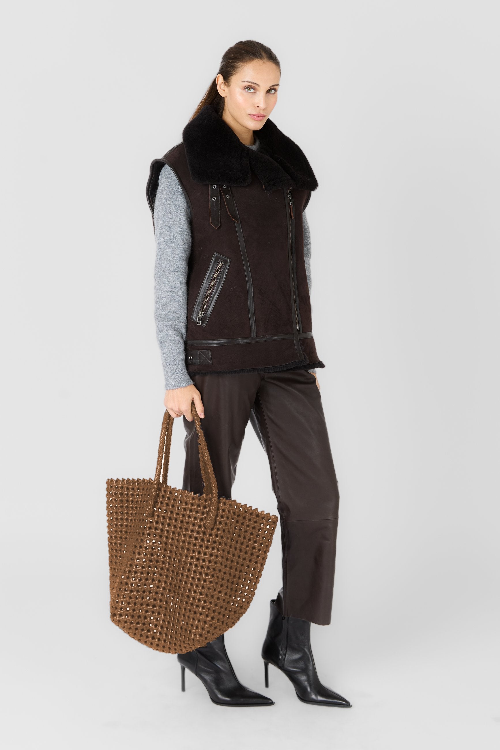 Hand Bag Cognac