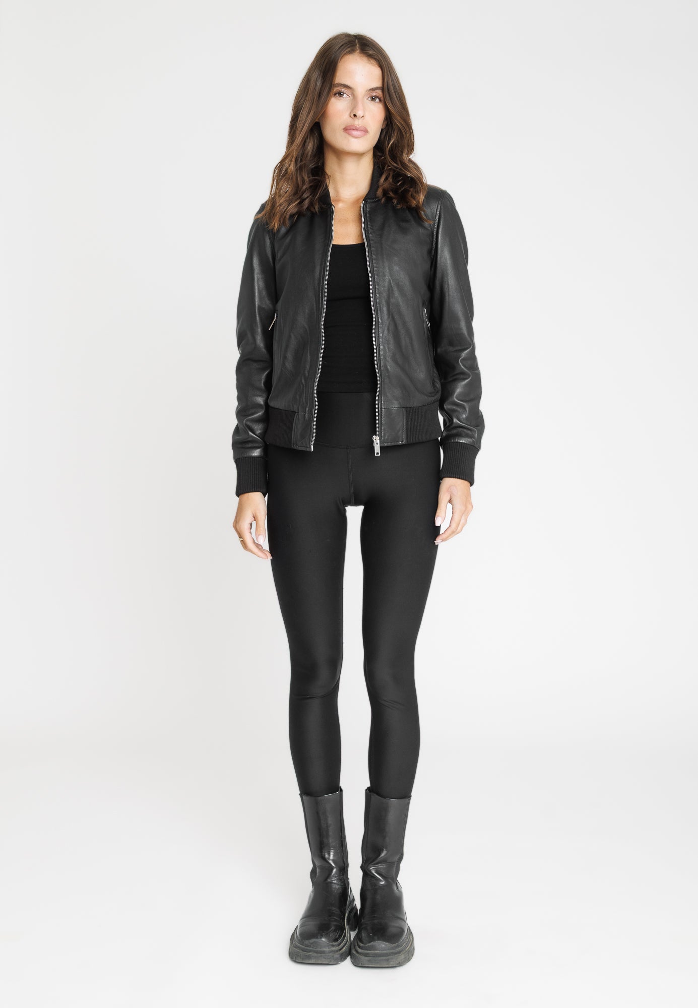 Veste cuir JESS BLACK - vue dos - Serge Pariente Paris