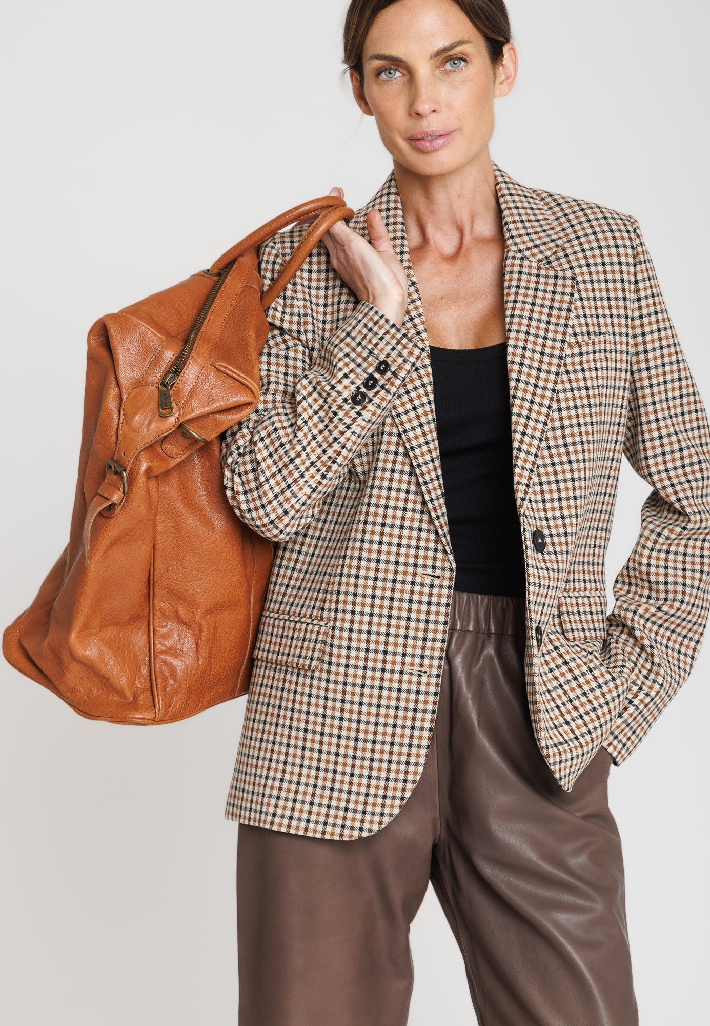 SARAH PANT TAUPE