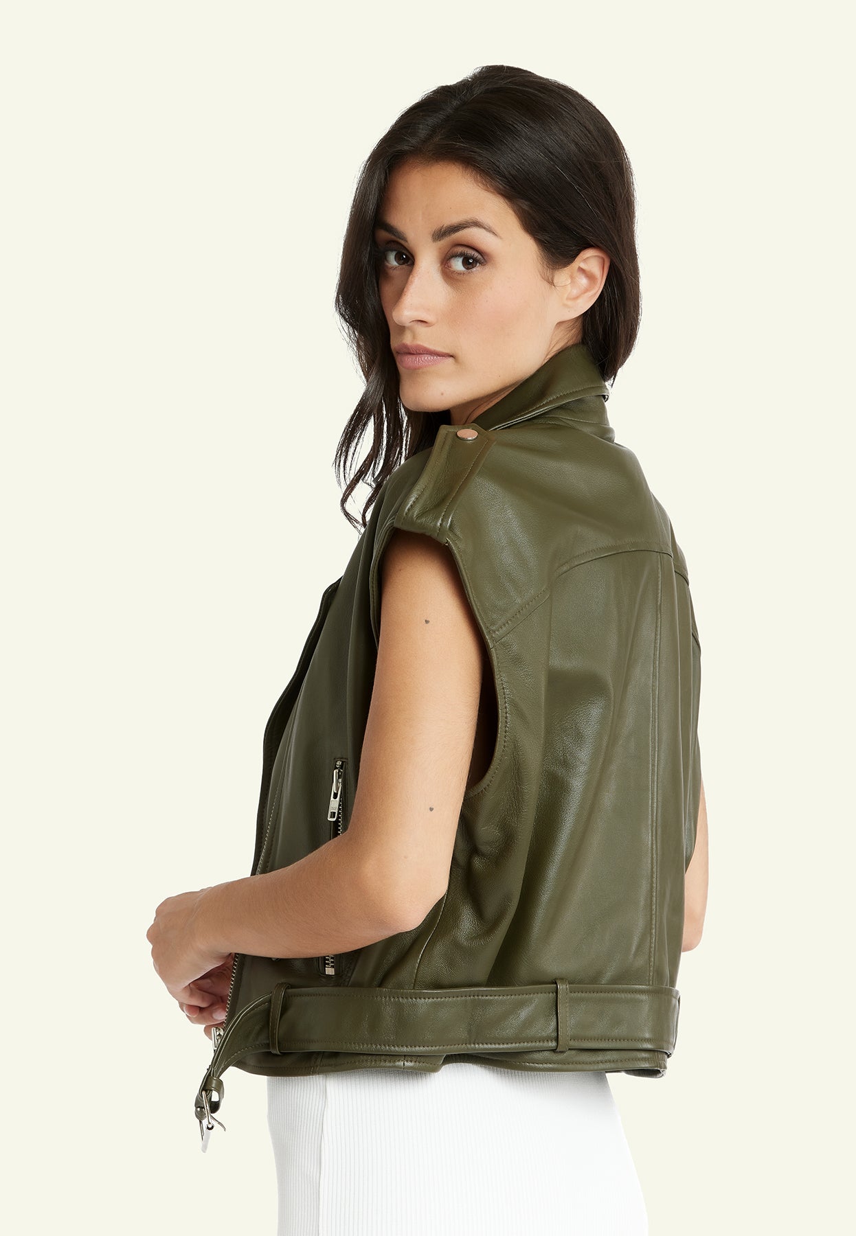 Stef Khaki Vest