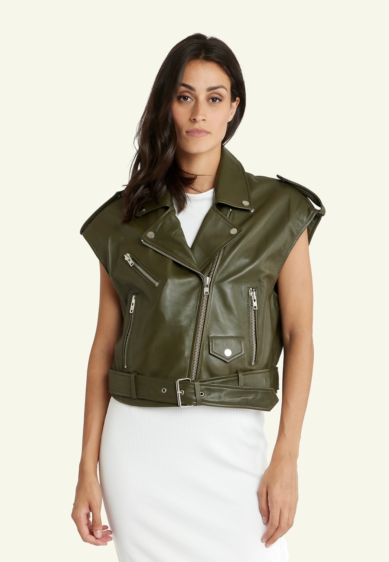Stef Khaki Vest