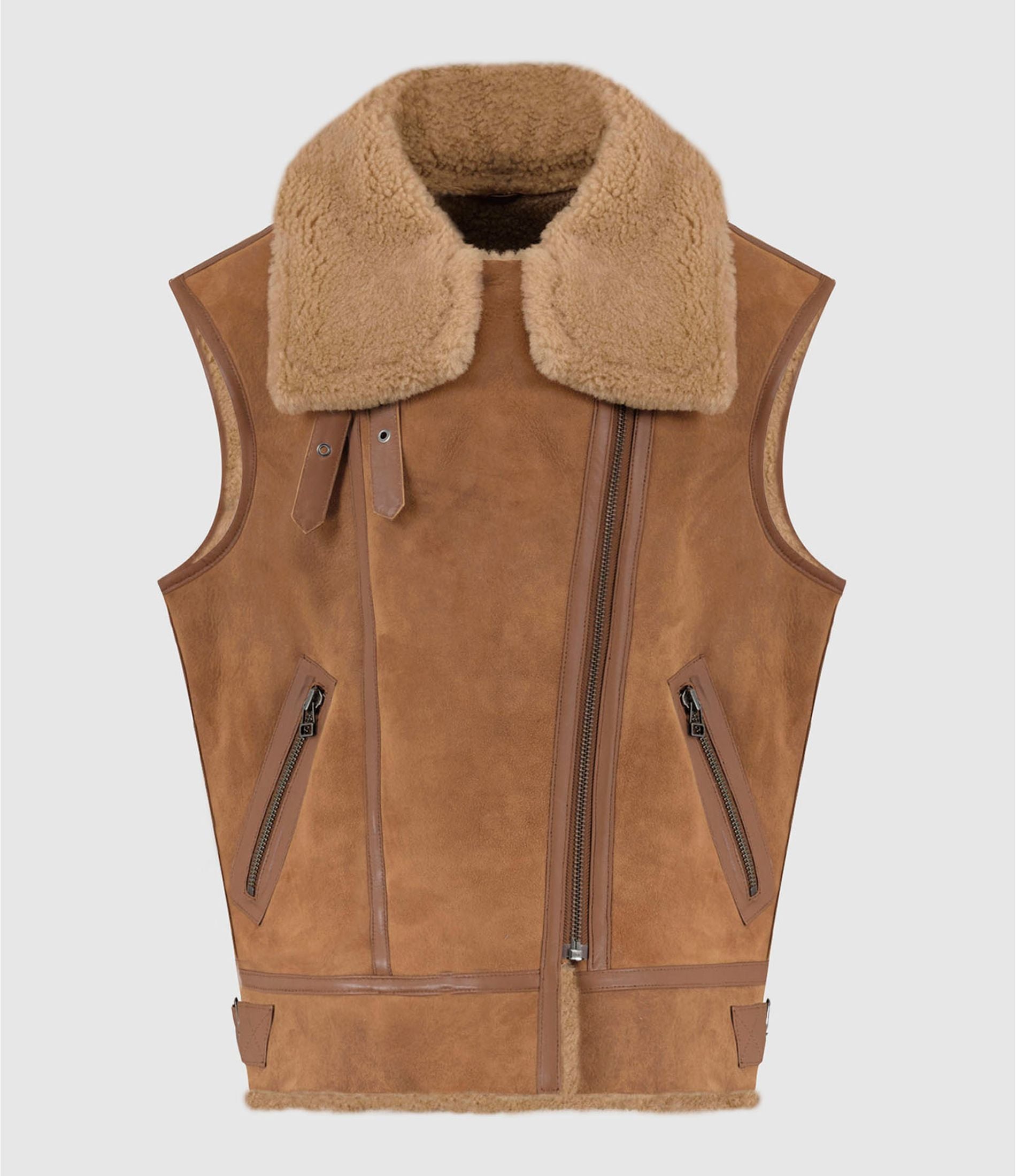 CHRISTELLE GILET TOBACCO