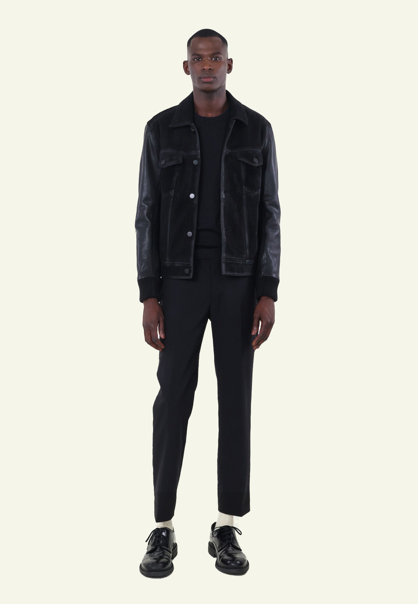 Blouson cuir JACK 2 - vue face - Serge Pariente Paris