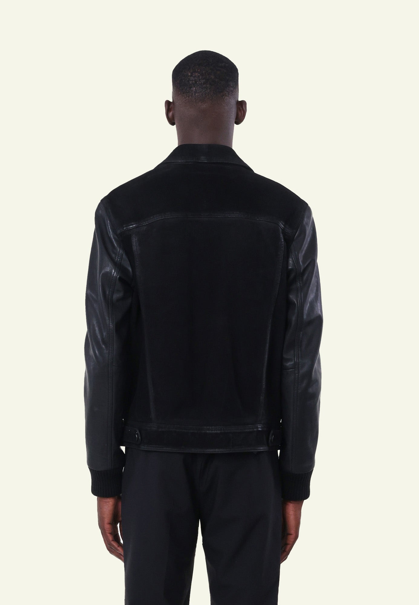 Blouson cuir JACK 2 - vue detail - Serge Pariente Paris