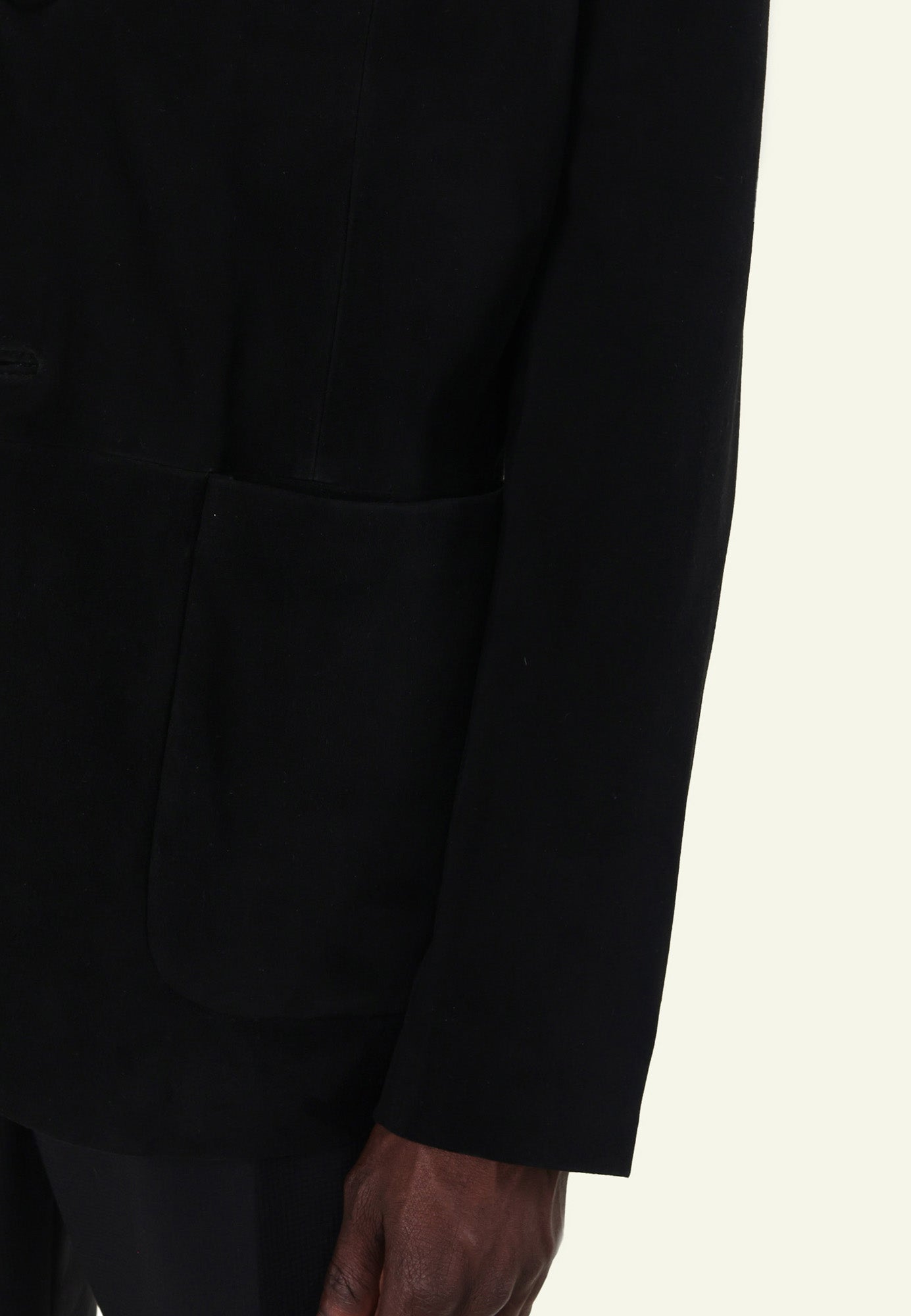 Blazer daim BLAZER VS BLACK vue complémentaire — Serge Pariente Paris