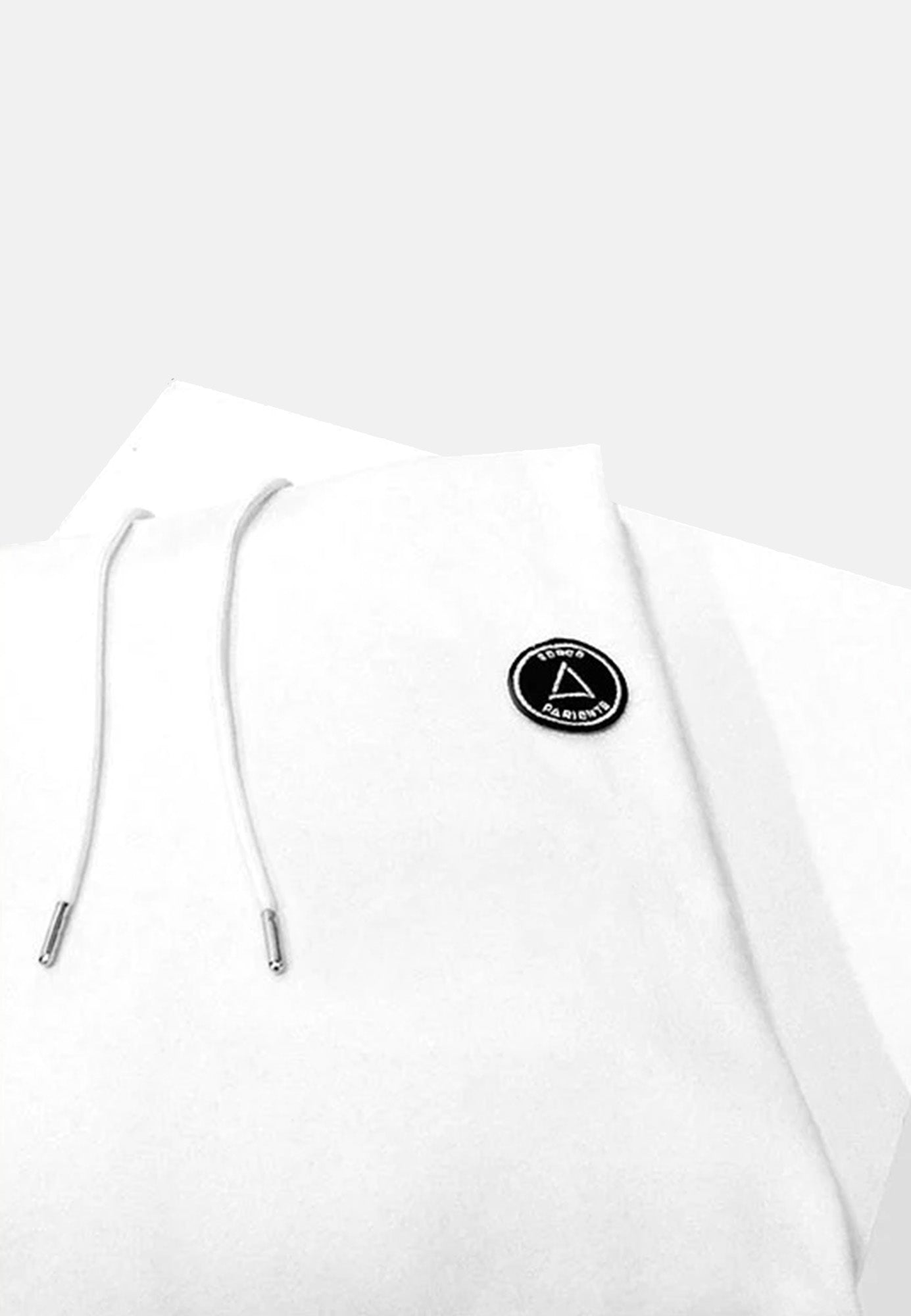Hoodie blanc homme HOODIE SP1 WHITE vue côté — Serge Pariente